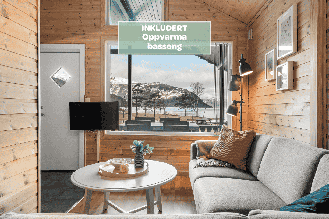6-sengs Familiehytte med fjordutsikt